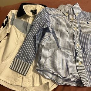 2 Polo button down shirts